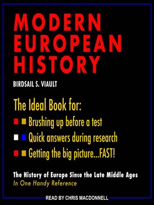 cover image of Schaum's Outline of Modern European History